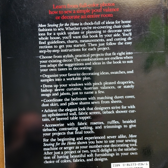 Singer More Sewing for the Home - Picture 4 of 8